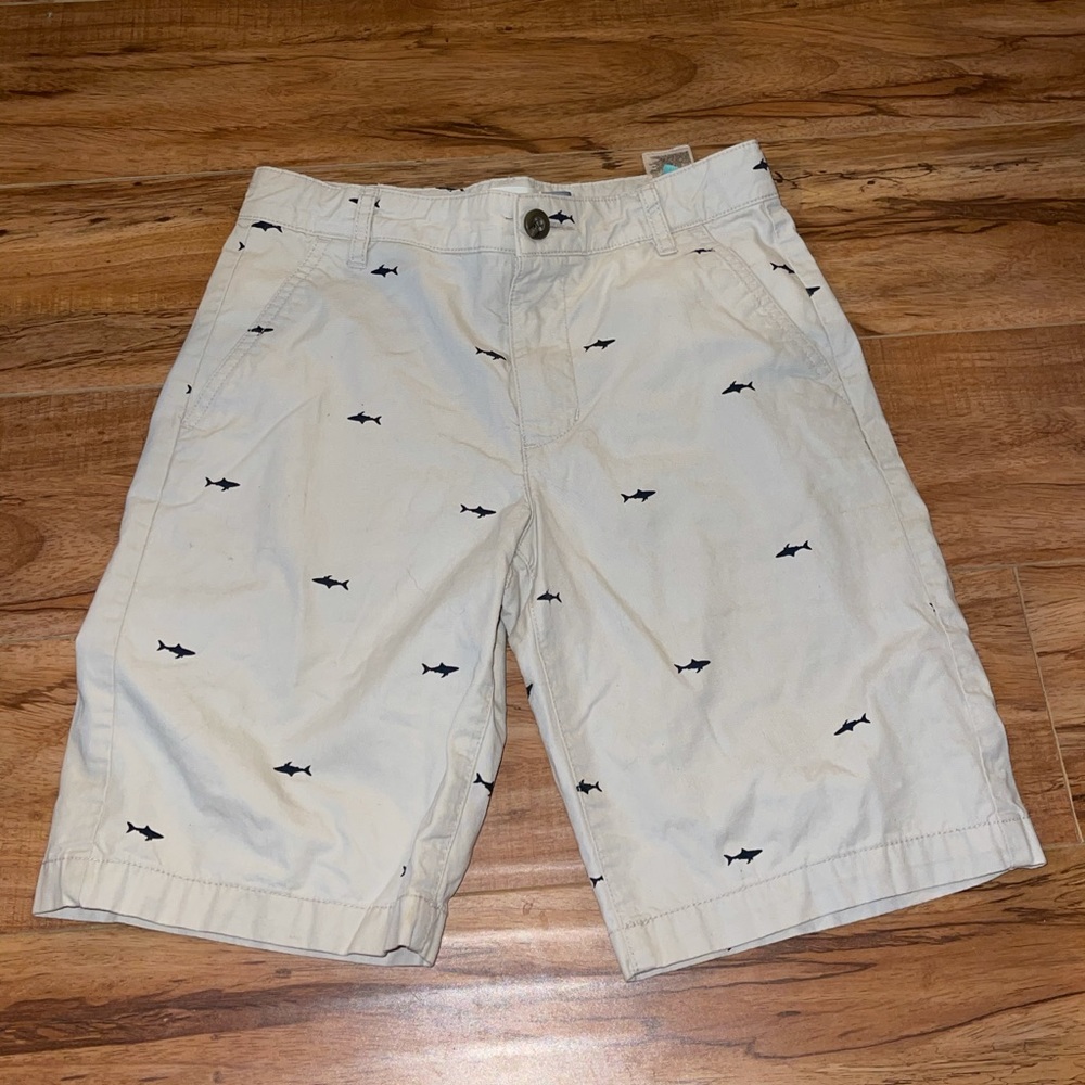 Old Navy adjustable waist shark shorts